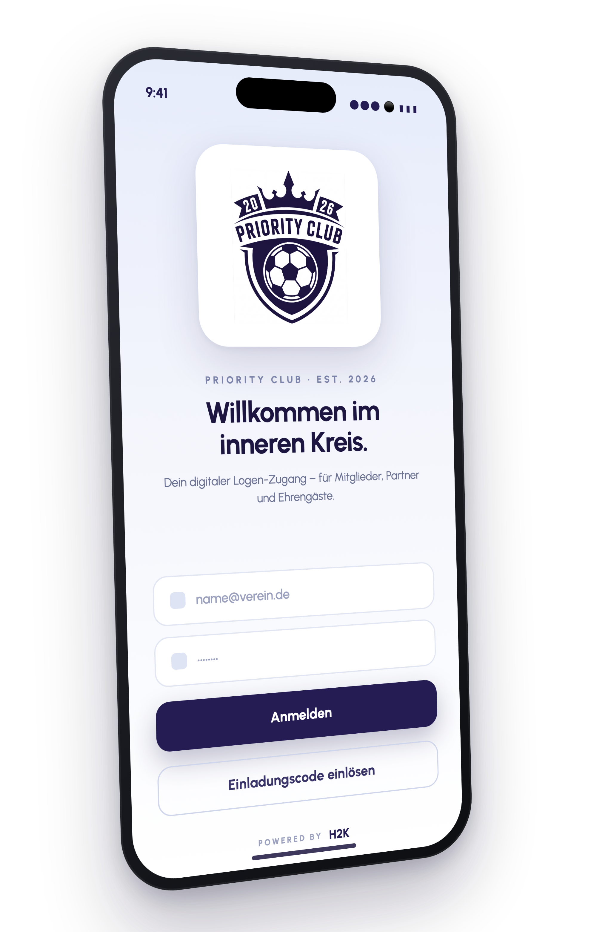 PriorityFan App auf dem iPhone